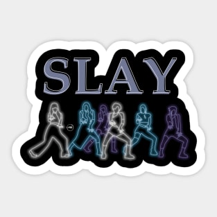 LED design from the everglow group in the slay era Sticker